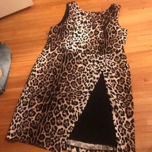 Leopard print dress